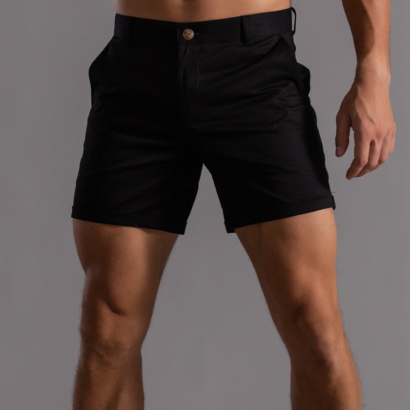 Men's stylish chino shorts for effortless summer comfort. Tailored fit, perfect for casual outings or elegant events.