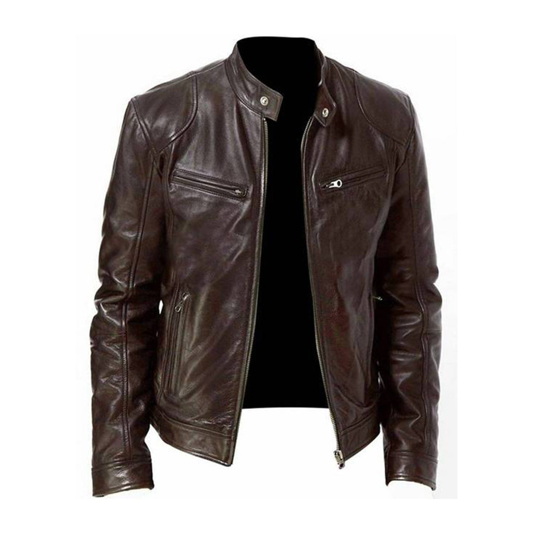 Lightweight men's urban jacket, versatile outerwear for spring & fall, ideal for city fashion.