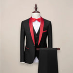 Black with Red