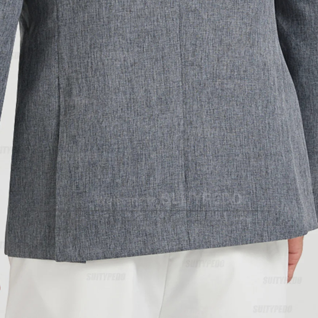 Comfortable slim fit men's blazer, a stylish and lightweight option for smart casual attire.
