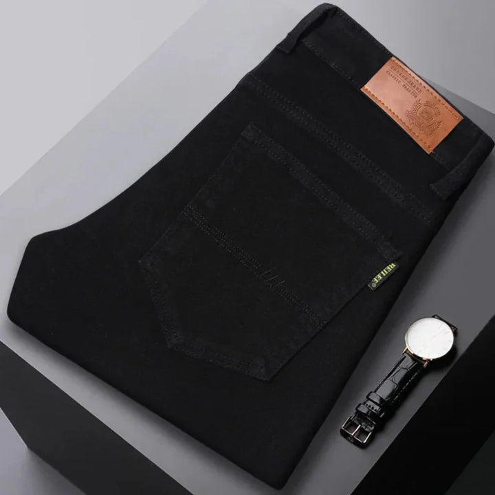 Modern men's slim fit everyday jeans, perfect casual trousers for a comfortable and stylish look.
