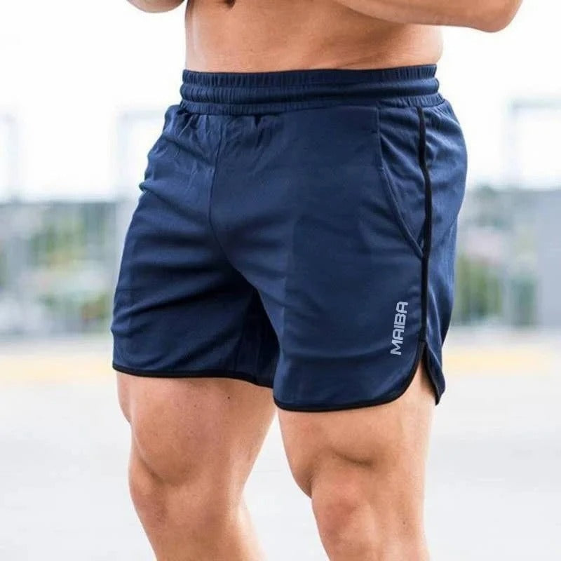 Stylish men's quick-dry swim shorts, slim-fit design for comfort during summer vacation.