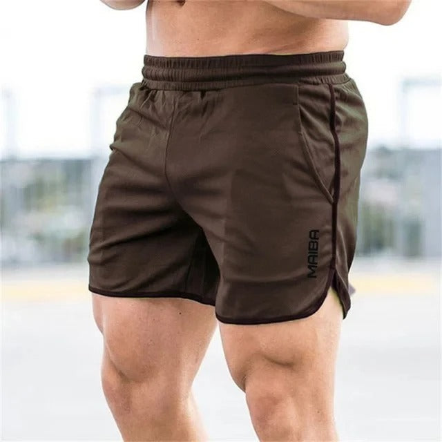 Men's quick-dry swim trunks, elastic waist, slim-fit design ensures comfort for all water sports.