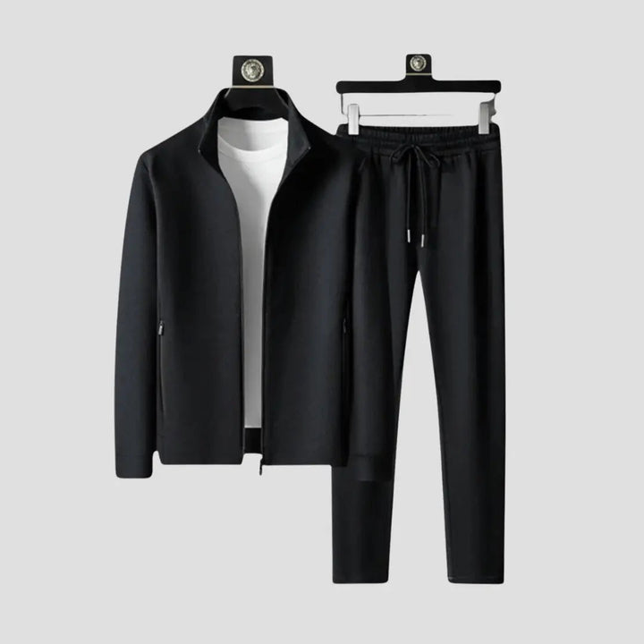 Men's slim fit tracksuit set, styled for casual wear. A comfortable, versatile two-piece for everyday men's fashion.