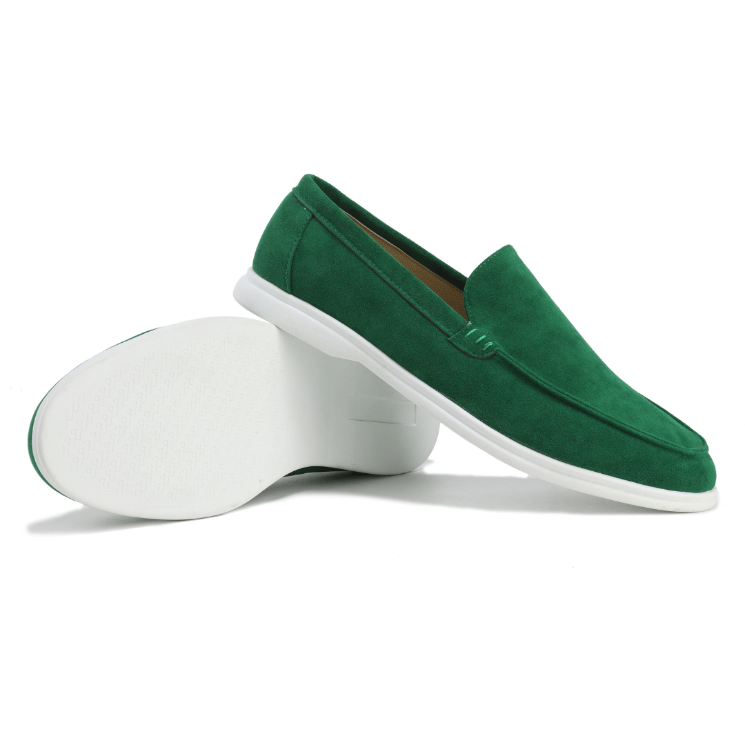 Everyday men's slip-on loafers, round toe design ensuring comfort & casual versatility.