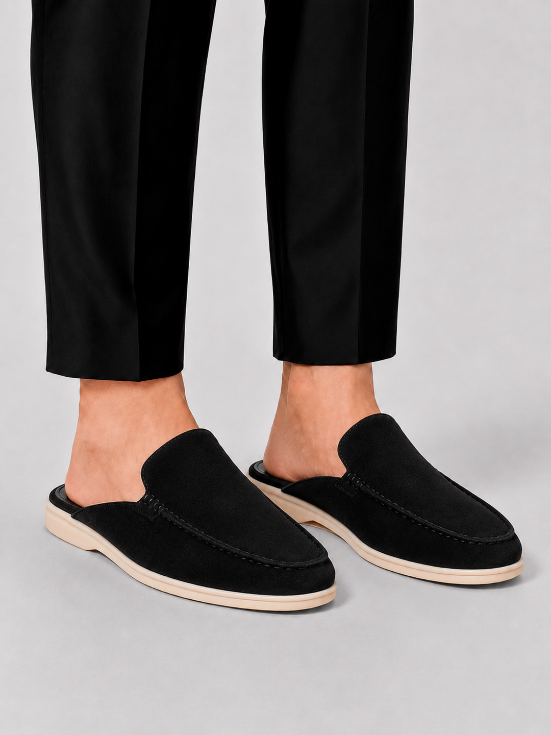 Men's slip-on loafer mules for ultimate comfort & effortless casual style. Perfect for daily wear & summer.