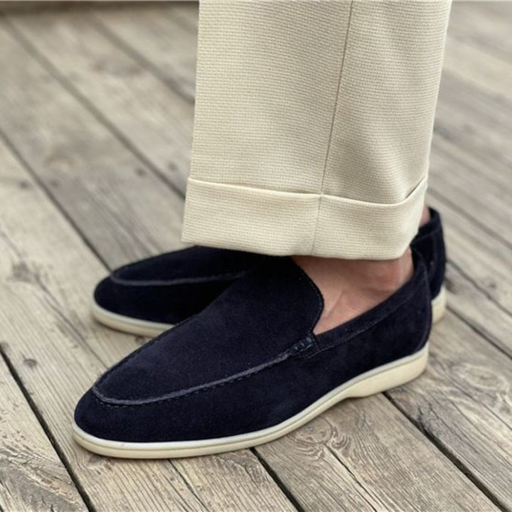 Comfortable men's loafers. Memory foam insoles & easy slip-on design for stylish casual footwear.