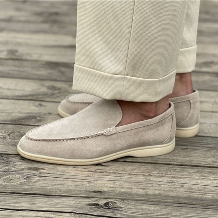 Smart casual men's slip-on loafers. Ideal for everyday wear, spring & summer comfort. Supportive footwear.