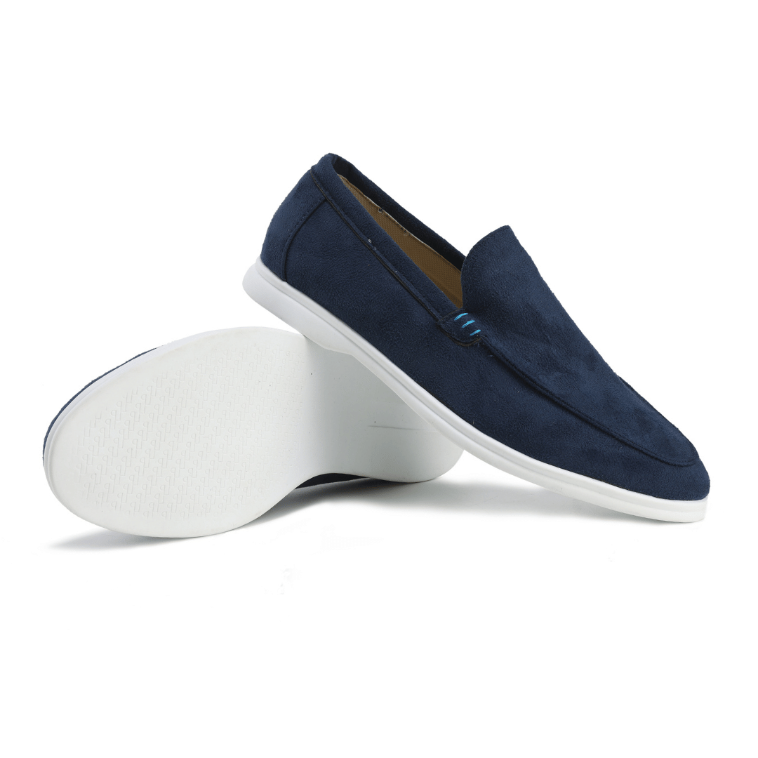 Plush memory foam men's slip-on loafers. Superb comfort & casual style. Perfect for everyday wear.