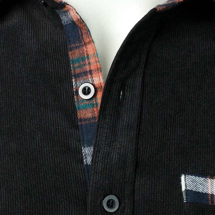 Professional men's tailored business shirt, ideal for executive meetings, workwear, and smart-casual attire.