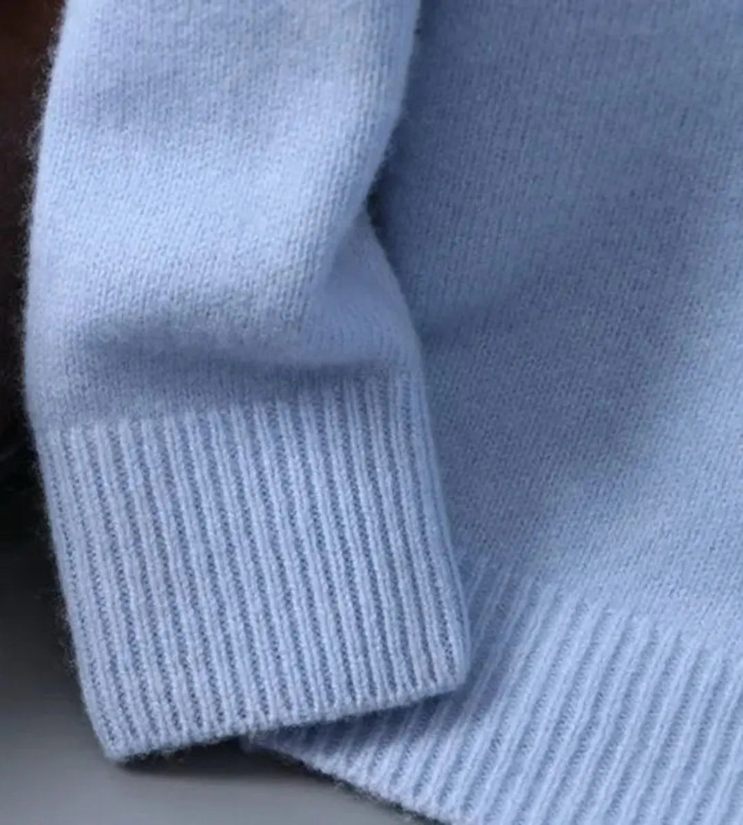 Stylish men's soft knit crew neck sweater. A cozy mohair blend pullover, great for smart casual men's fashion.