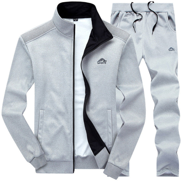 Athletic men's tracksuit, a stylish and comfortable two-piece set designed for activewear & everyday comfort.