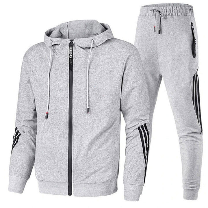 Stylish men's athletic tracksuit in a modern design, offering ultimate comfort for workouts or relaxed casual wear.