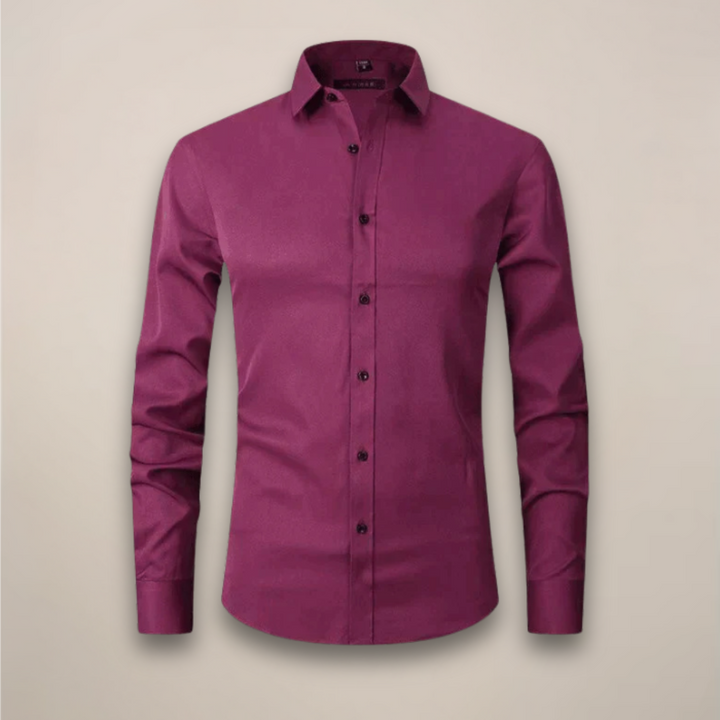 Men's versatile tailored long sleeve shirt for spring, an essential everyday button-up.