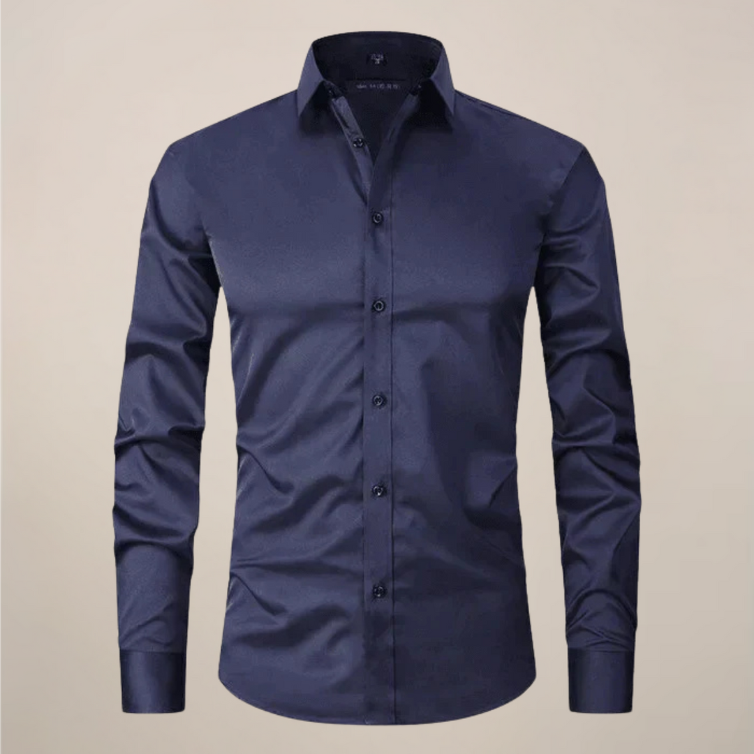 Sophisticated men's spring tailored shirt, offering comfort and style for daily wear.