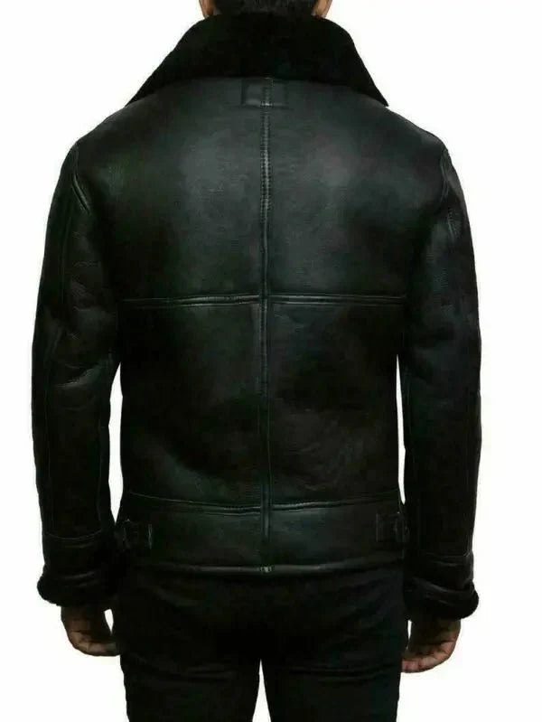 Warm men's zip-up jacket with a high collar. Perfect casual fall & winter outerwear for men's apparel.