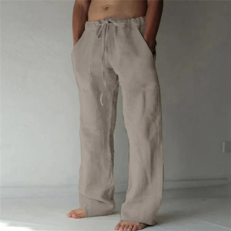 Modern men's loose pants, perfect for casual wear, comfort, and versatile styling.