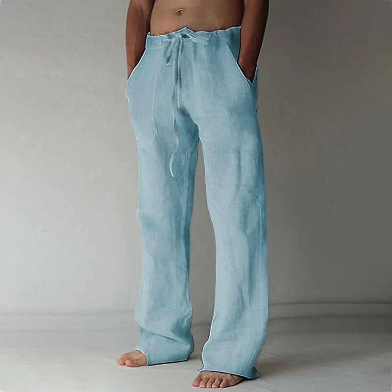 Versatile men's relaxed fit pants, perfect for summer, comfort, and modern style.