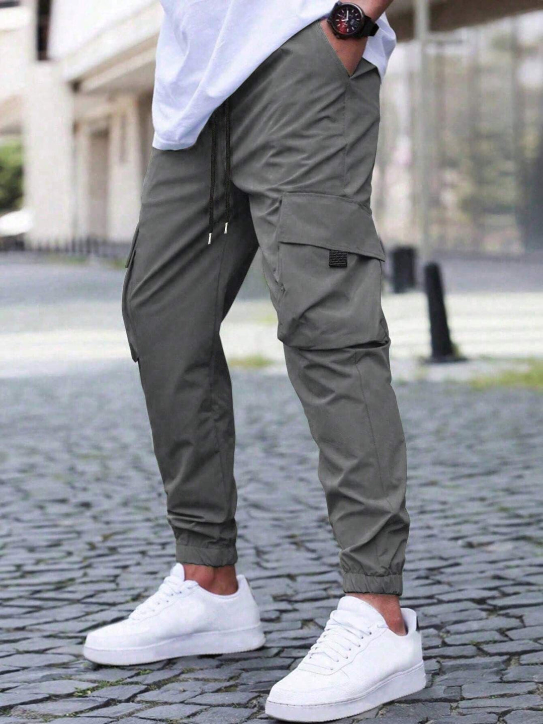 Everyday wear men's cargo jogger pants, designed for comfort, relaxed fit, and modern style.