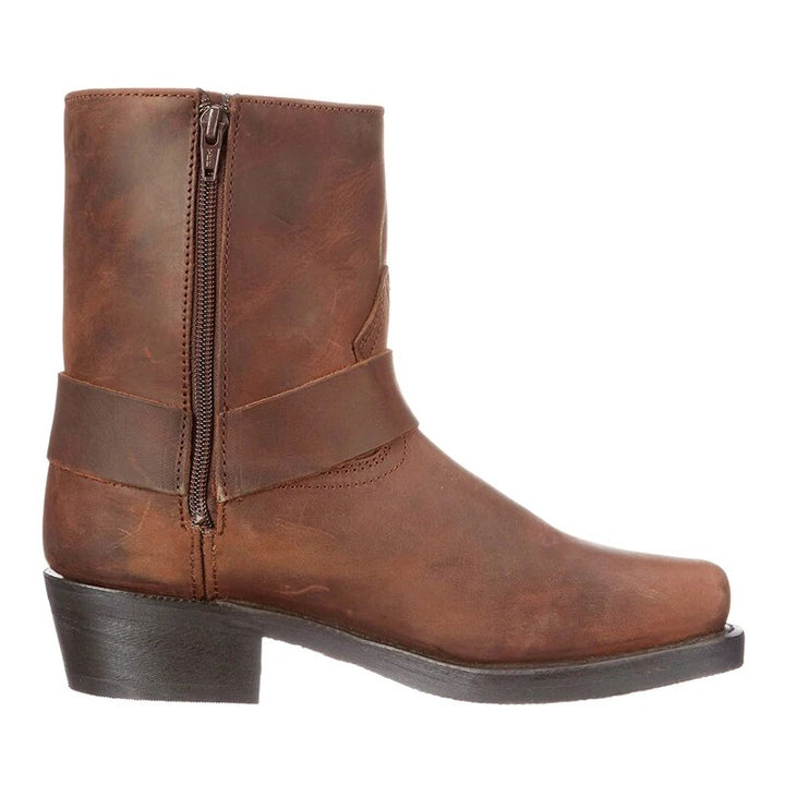 Classic men's black cowboy boots, ideal for stylish everyday adventures. Comfortable & versatile western footwear.