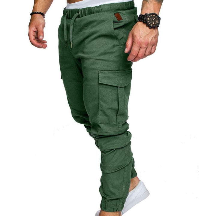 Men's adventure-ready cargo pants, offering comfort & practical utility for outdoor exploration.