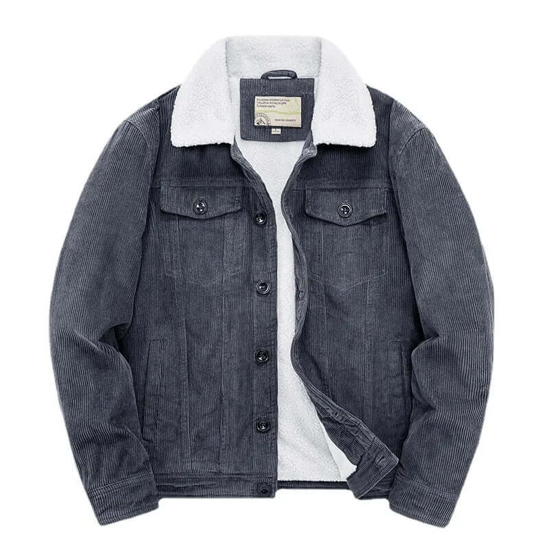Men's stylish casual windbreaker jacket, showing comfortable fit for everyday fall & spring wear.