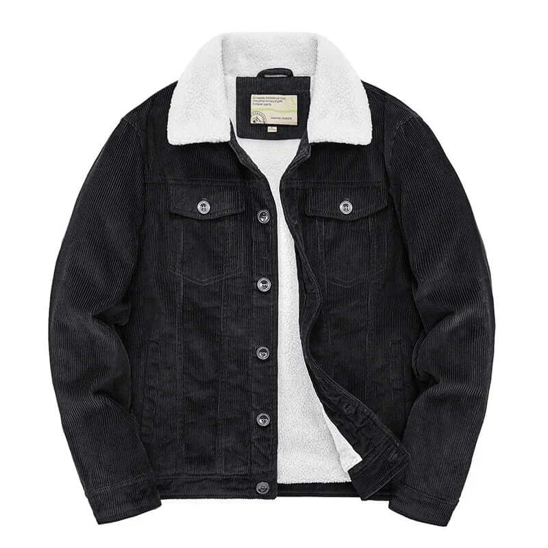 Folded men's casual windbreaker jacket, comfortable & lightweight, great for travel and everyday.