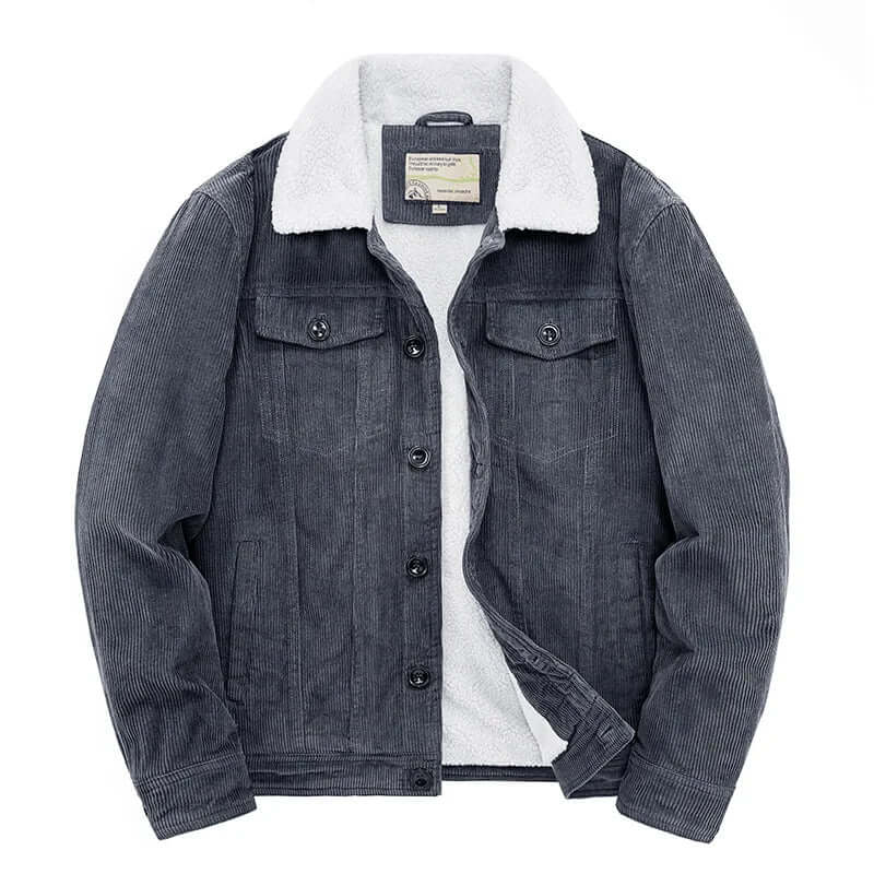 Modern men's stylish casual windbreaker jacket, versatile for comfortable fall & spring layering.