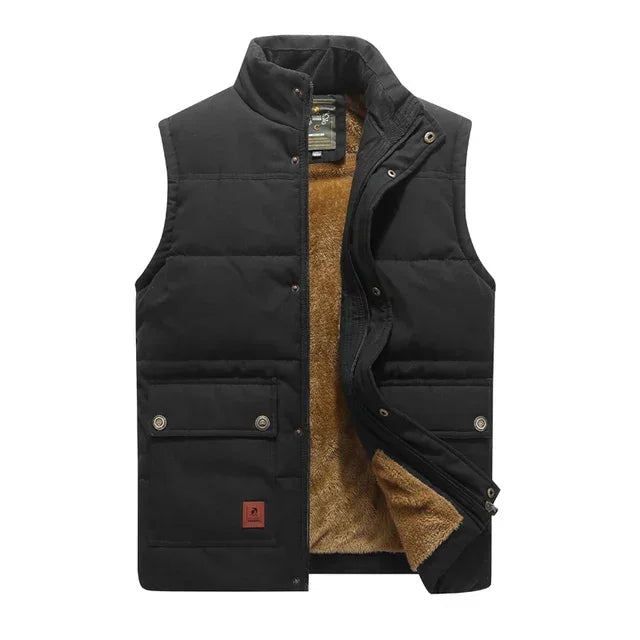 Men's stylish lightweight bodywarmer vest for transitional seasons, perfect layering piece for casual wear.