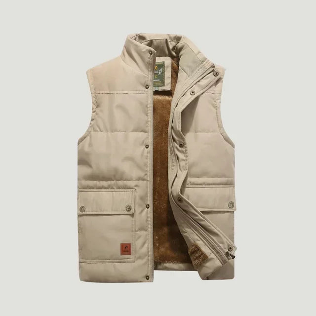 Versatile men's lightweight vest. Ideal transitional outerwear for comfort & warmth on cooler days.