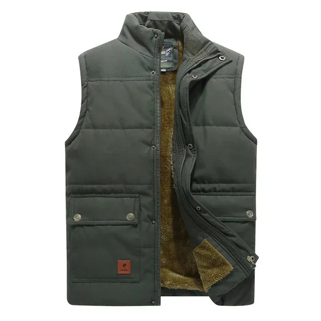 Comfortable men's lightweight bodywarmer vest. Essential layering piece for outdoor activities & everyday style.