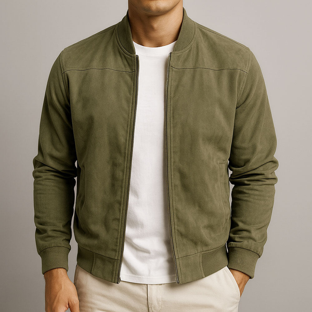 Refined men's casual summer jacket, offering comfortable and stylish modern fit.