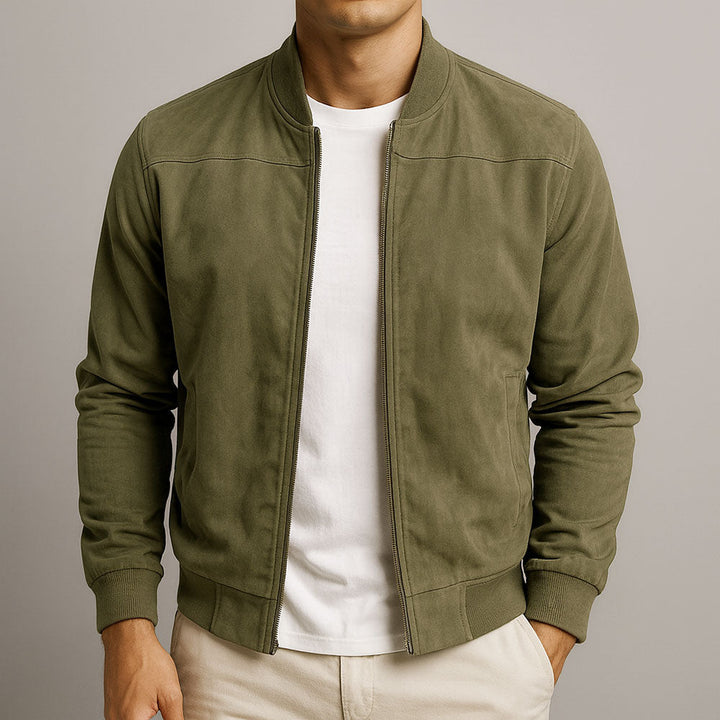 Refined men's casual summer jacket, offering comfortable and stylish modern fit.