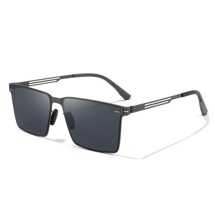Lightweight frame men's oversized shades offering stylish design & crucial UV eye protection. Great for casual wear.