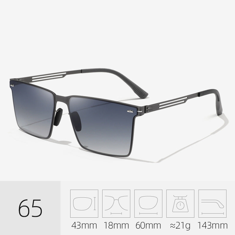 Fashion-forward men's oversized sunglasses with full UV protection. Ideal for travel essentials & outdoor style.