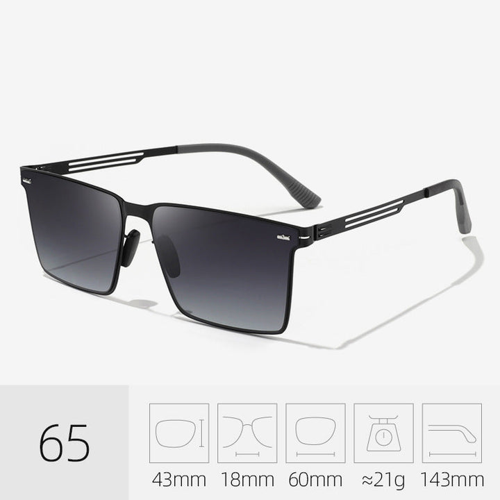Premium men's oversized UV protective sunglasses. Durable design & eye protection for all your outdoor adventures.