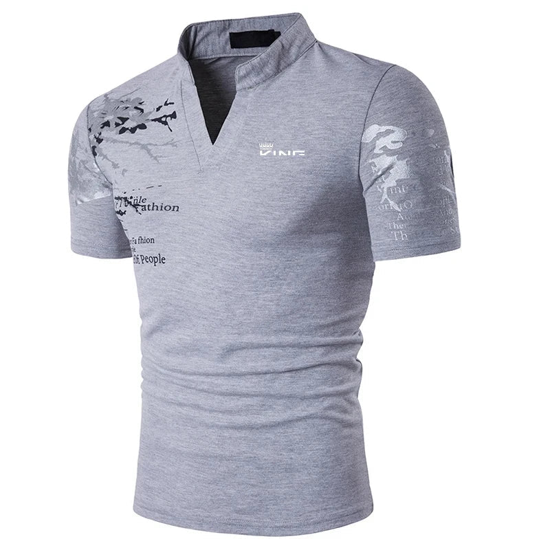 Men's stylish performance polo shirt, moisture-wicking comfort fit, perfect for smart casual and everyday wear.