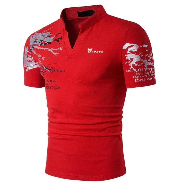 Moisture-wicking men's performance polo in a comfort fit, great for everyday wear and active summer style.