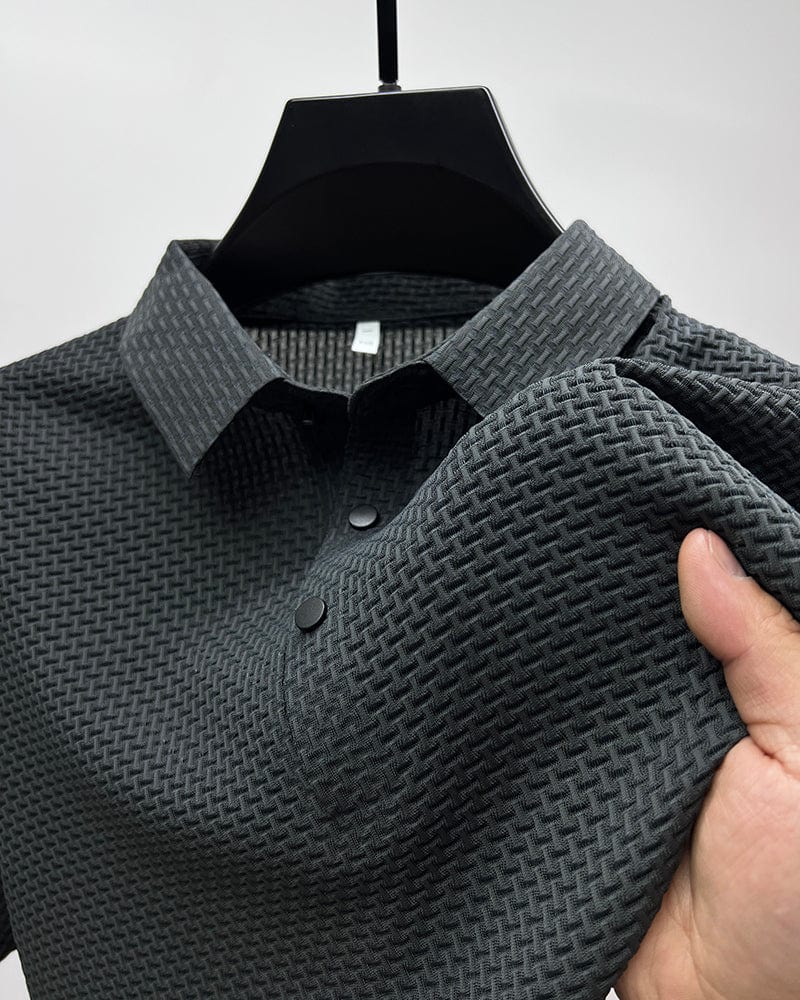 Versatile men's short-sleeve polo shirt, perfect for casual or business casual wear.