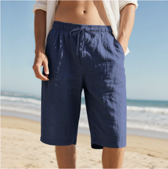 Men's stylish summer shorts, perfect for warm weather, casual outings, or beachwear. Relaxed fit comfort.