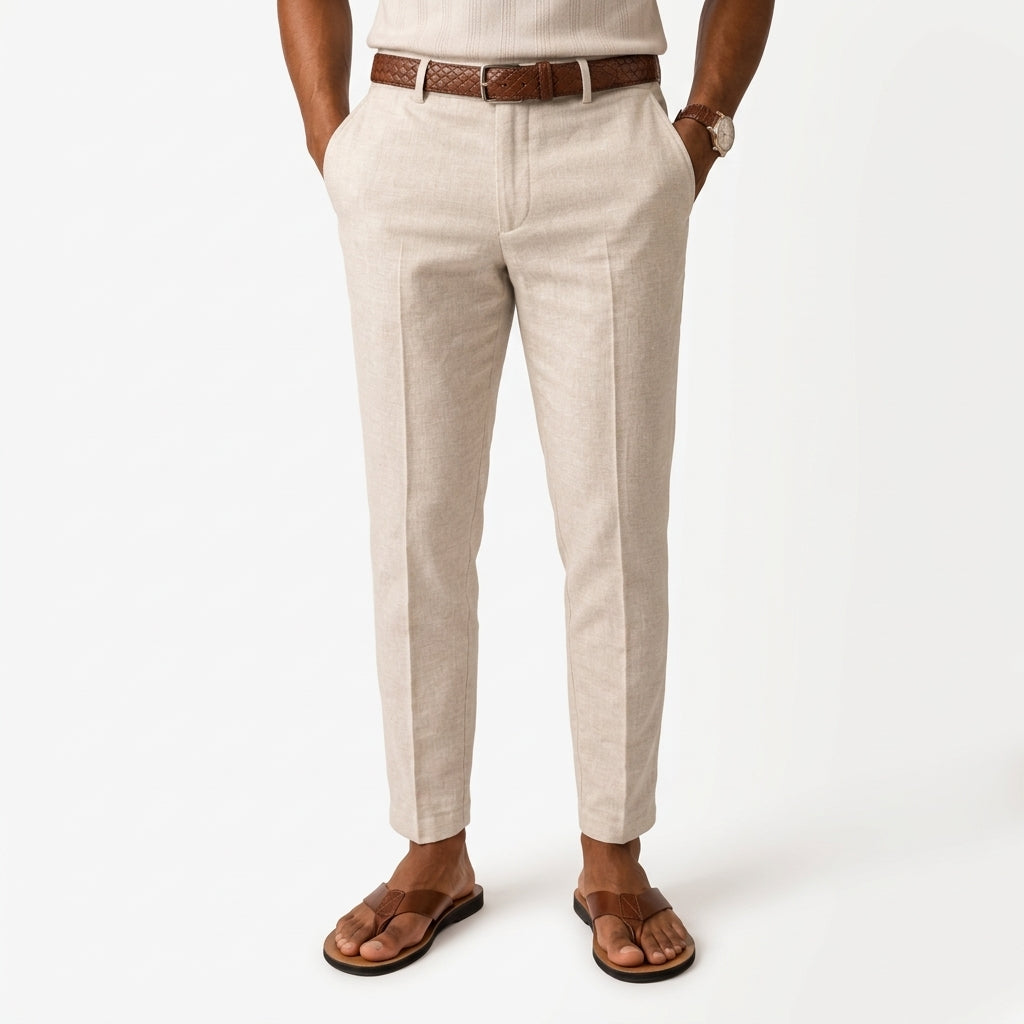 Men's slip-on toe post sandals, ideal for summer. Modern casual footwear for comfort & beach days.
