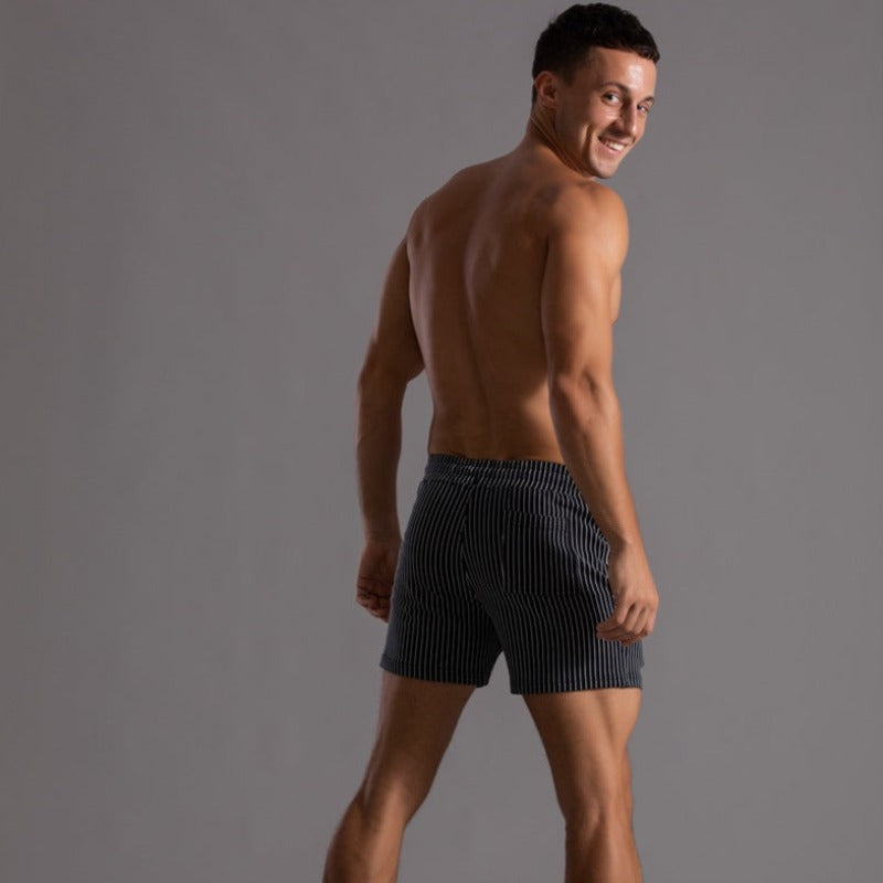 Relaxed fit men's summer shorts for ultimate comfort, beachwear, and sporty outdoor adventures. Vacation.