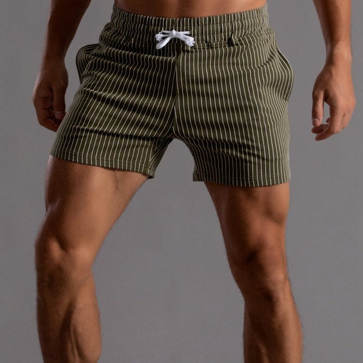 Comfortable men's stretch shorts, perfect activewear for gym, running & sport.