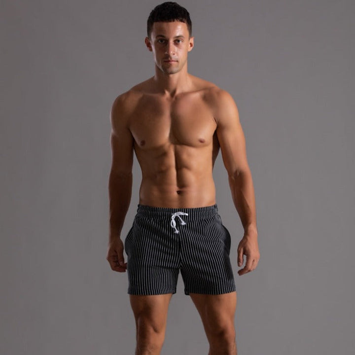 Gym training shorts for men, featuring super stretch for dynamic movement.