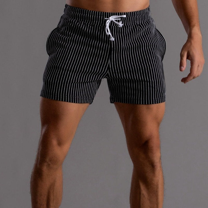 Comfortable men's athletic shorts, ultimate flexibility for any workout.