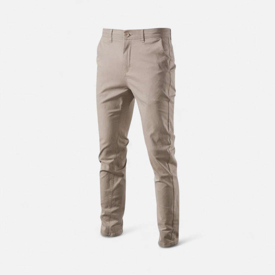 Everyday wear men's smart casual pants, combining tailored fit with elegance.