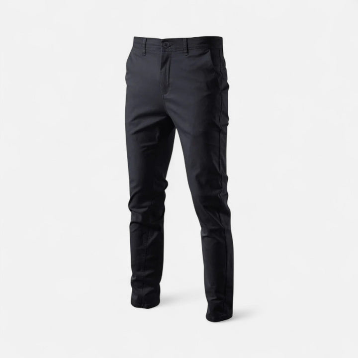 Fashionable men's chinos, smart casual style for versatile, comfortable wear.