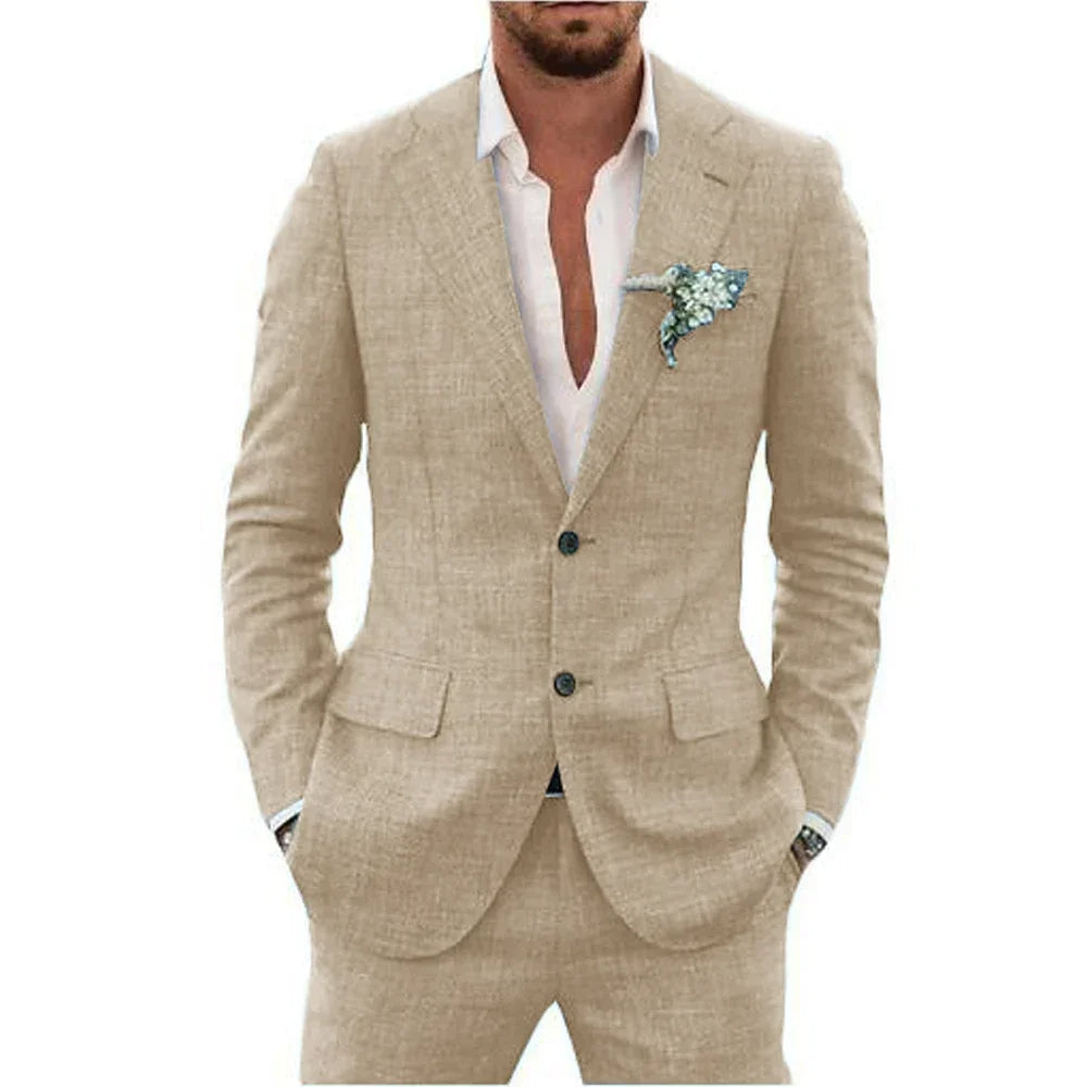 Expertly tailored men's suit, providing a custom-fit feel for every man.