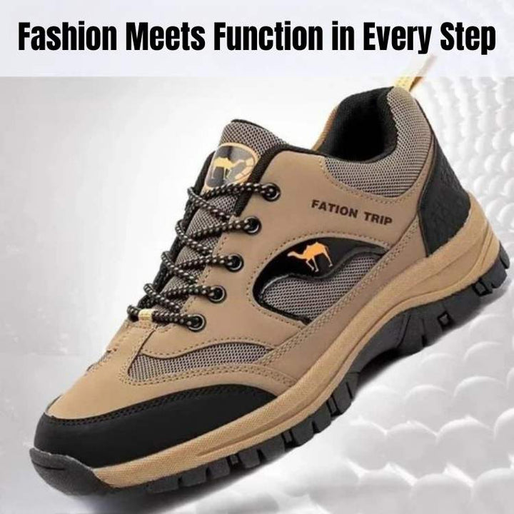 Versatile TrailEase men's shoes: cushioned comfort, durable grip for walking & travel.