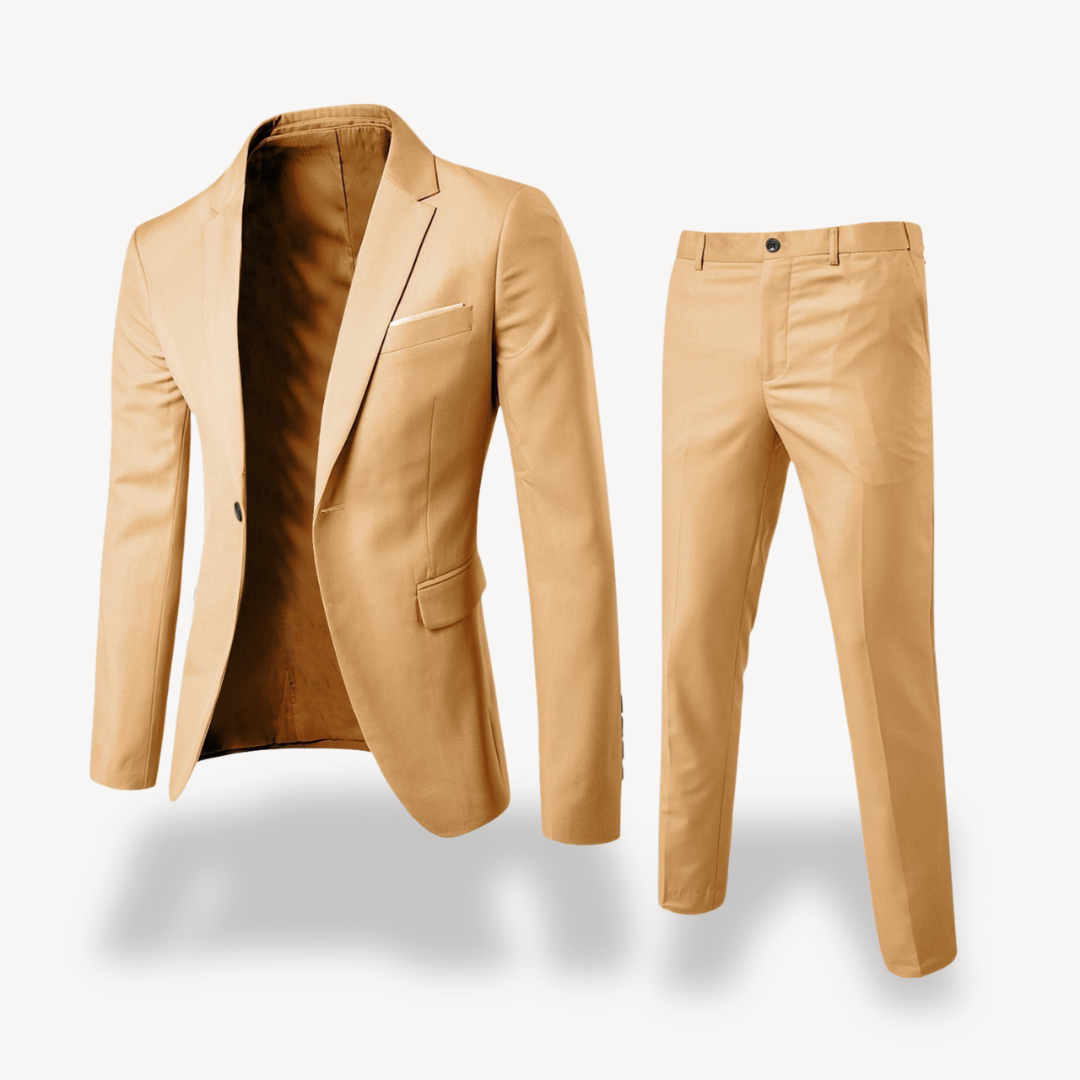 Elegant men's slim fit suit blazer, a professional piece for business meetings & formal event wear.
